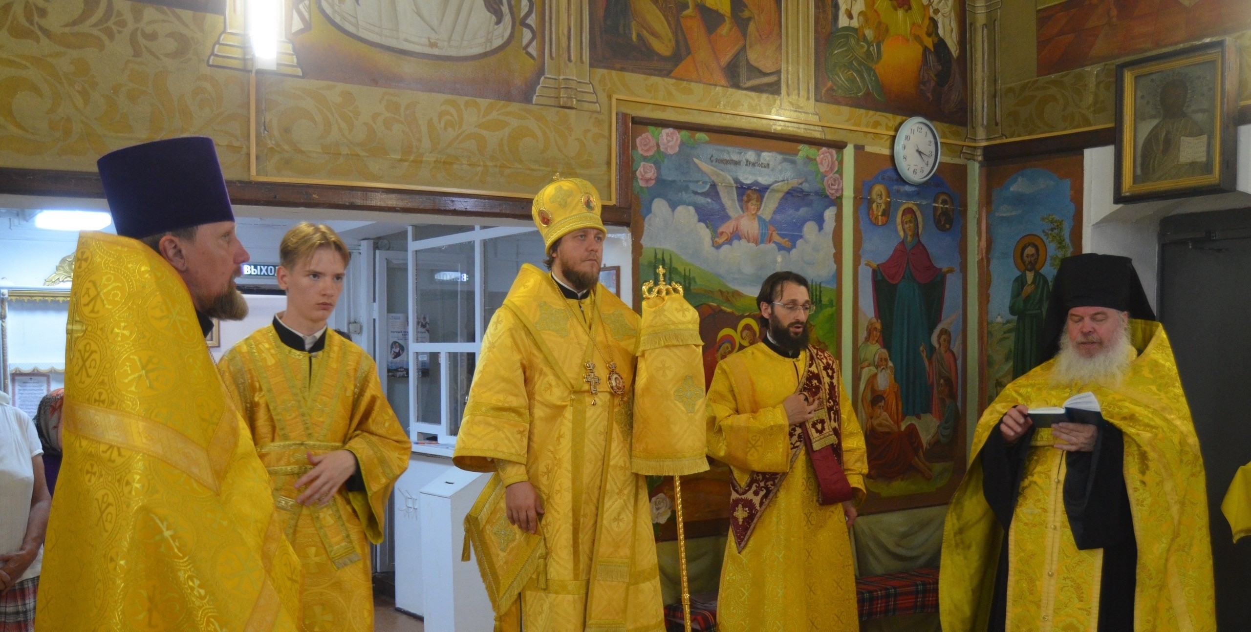 БОГОСЛУЖЕНИЕ В ПЕТРОПАВЛОВСКОМ ХРАМЕ Г. АША